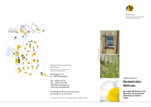 Flyer Dezentrales Wohnen