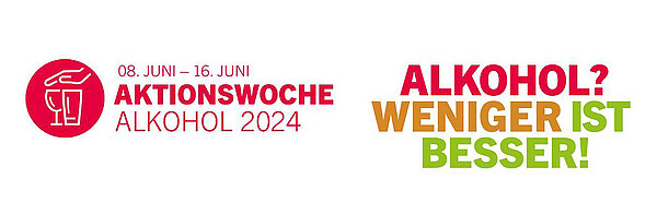 Buntes Logo der Aktionswoche Alkohol.