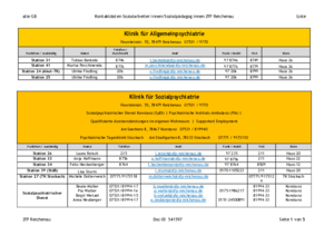 Kontaktdaten Sozialberatung Kontaktdaten Sozialberatung