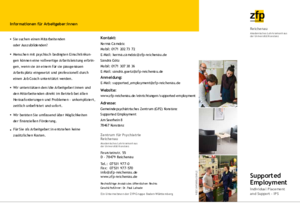 Flyer Supported Employment